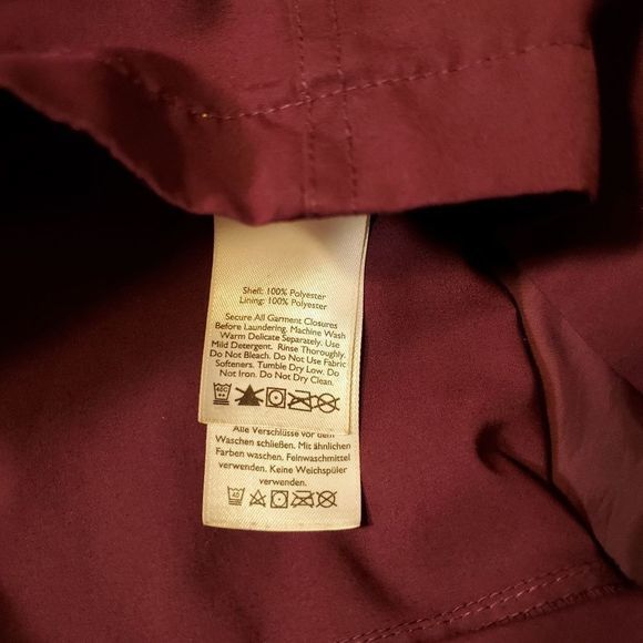 Eddie Bauer Lightweight Jacket Removable Hood Many Pockets - Picture 10 of 12